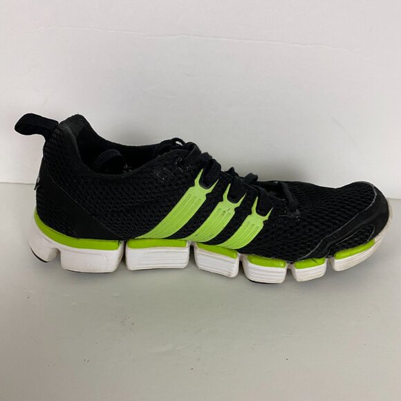 Adidas Cllimacool Running Shoes Sneakers Mens Size 8 Black Neon Green - Picture 7 of 16